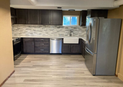 Basement Kitchen - After - Edgewood, WA